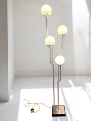 L 494 JC Space age floor lamp by Reggiani, Italy 1970s 