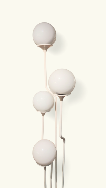 L 494 JC Space age floor lamp by Reggiani, Italy 1970s 