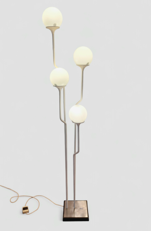 L 494 JC Space age floor lamp by Reggiani, Italy 1970s 