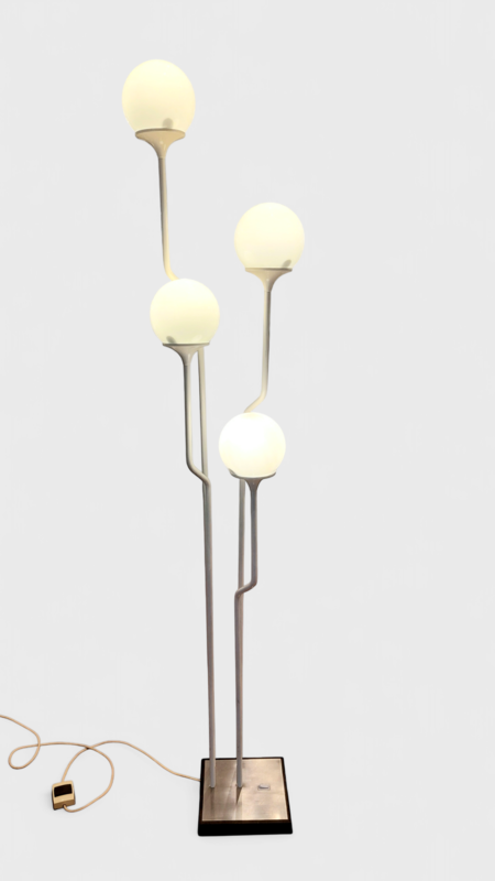 L 494 JC Space age floor lamp by Reggiani, Italy 1970s 