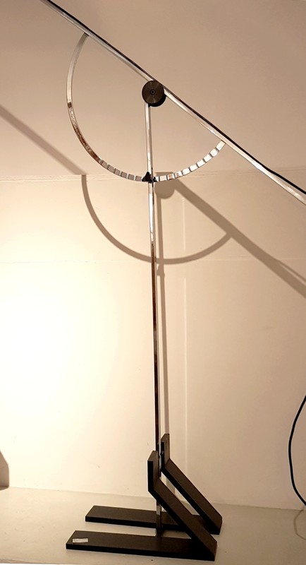 L 507 RD Space age adjustable floor lamp 1970s