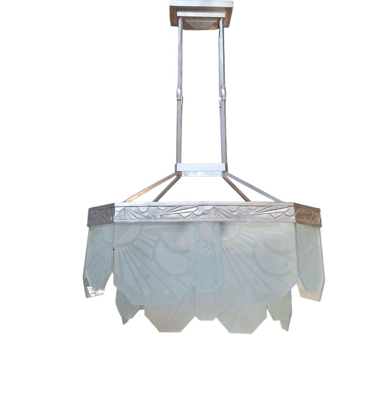 L 510 APO art deco chandelier, 1930’s