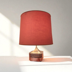 L 520 JC Space age silver plate table lamp, France 1970s