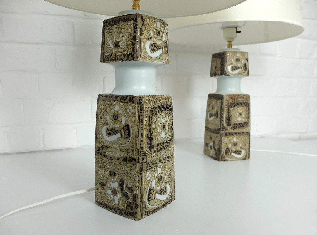 L  523 JB Pair of Tenera lamps by Thorson ed Fog Morup