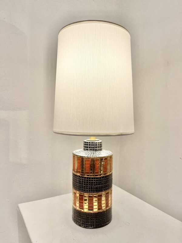 L 524 OB Ceramic lamp by Aldo Londi for Bitossi