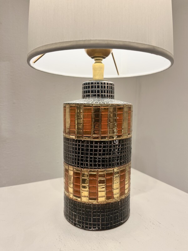 L 524 OB Ceramic lamp by Aldo Londi for Bitossi