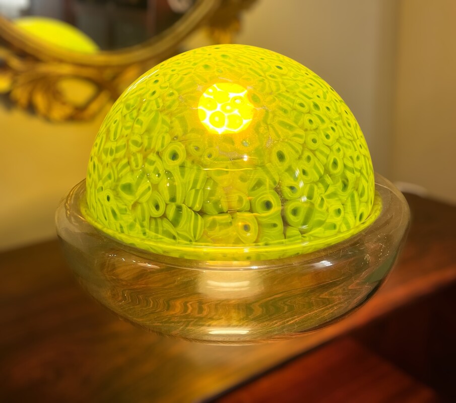 L 531 MH Murano glass table lamp by Gae Aulenti,m for Vistosi 