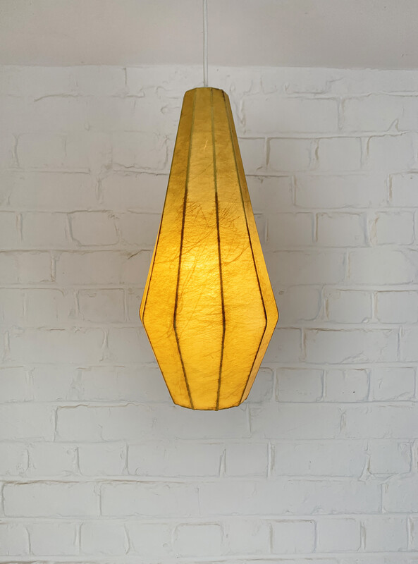 L 540 JB Cocoon pendant, by Friedel Wauer for Goldkant Leuchten 1950s