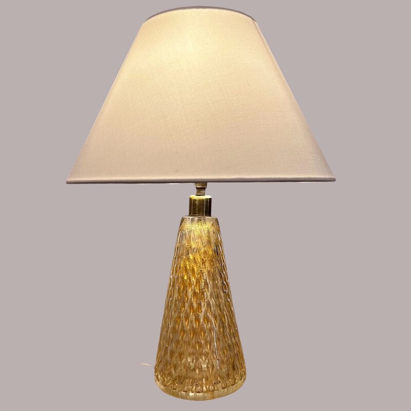 L 544 AS Murano glass table lamp ca 1950, Barovier (Venice Italy)