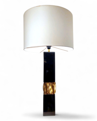 L 557 OB Large table lamp by Moniquet, France 1980s