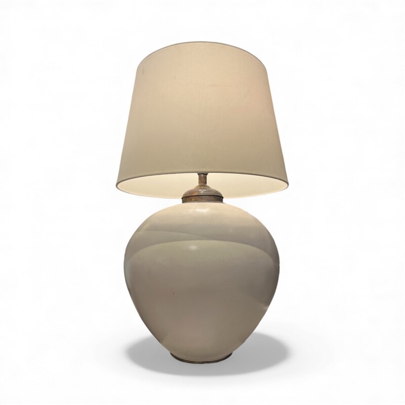 L 560 AG White ceramic lamp 