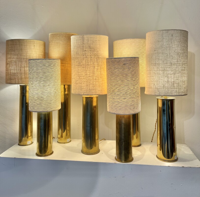 L 560 CY set of brass lamps