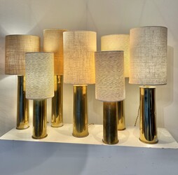L 560 CY set of brass lamps