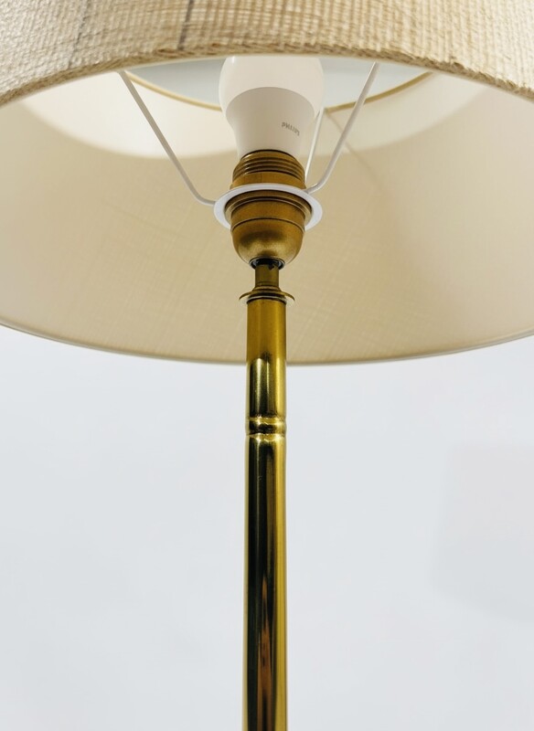 L 568 AG floor lamps by Maison Baguès faux bamboo