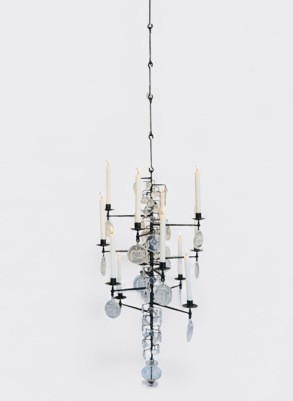 L 574 AG large Chandelier by Erik Hoglund 