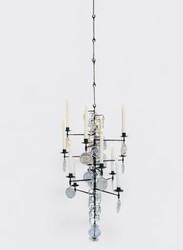L 574 AG large Chandelier by Erik Hoglund 