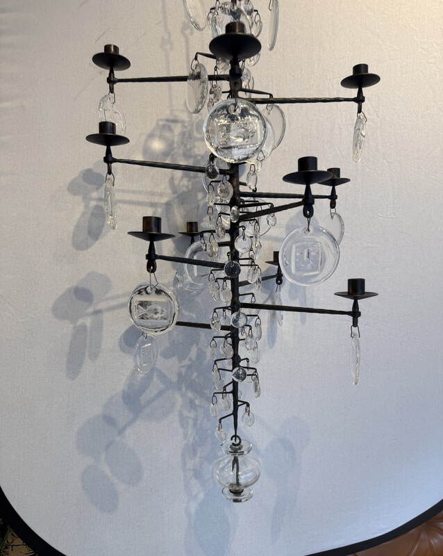 L 574 AG large Chandelier by Erik Hoglund 