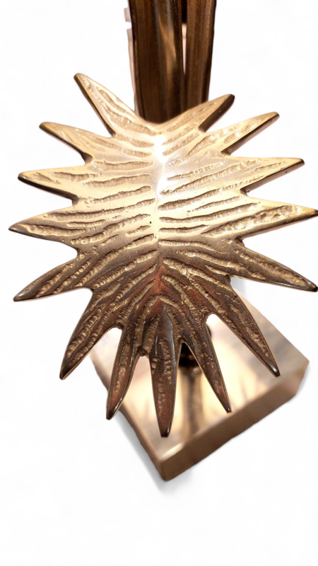 L 579  JC Pair silver plated regency table lamps France 1960s 