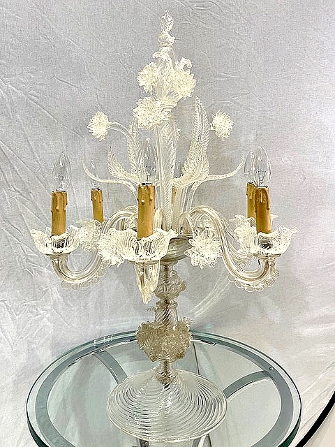 L 580 AG Pair of venitian lights girandola 1950s