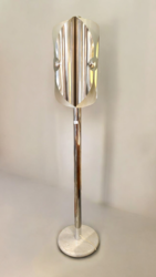 L 589 JC Space age chrome floorlamp by Reggiani 1970s