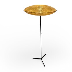 L 593 SC ufo fiber glass floor lamp, 1960’s