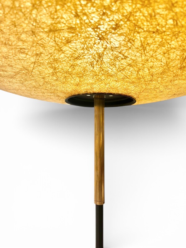 L 593 SC ufo fiber glass floor lamp, 1960’s