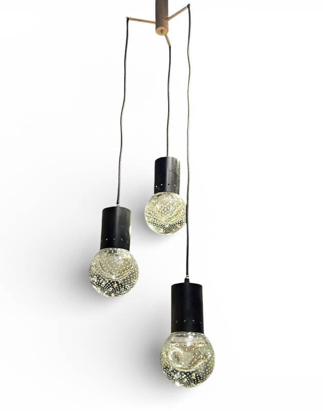 L 594 RD Chandelier by Gino Sarfatti, 1960s, Seguso glass