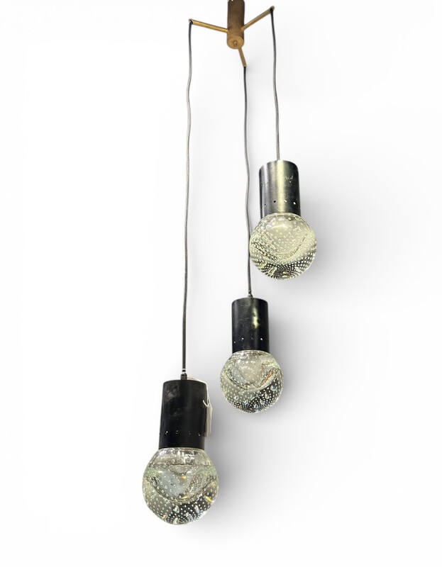 L 594 RD Chandelier by Gino Sarfatti, 1960s, Seguso glass