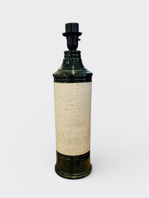 L 597 AG Ceramic Green Lamp by Bitossi 1970’s
