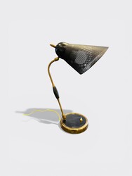 L 600 AG table lamp brass and metal 1950’s 