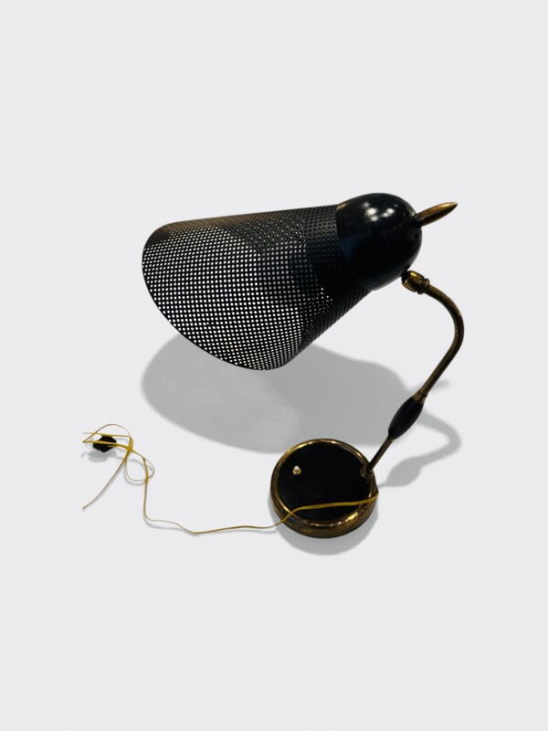 L 600 AG table lamp brass and metal 1950’s 