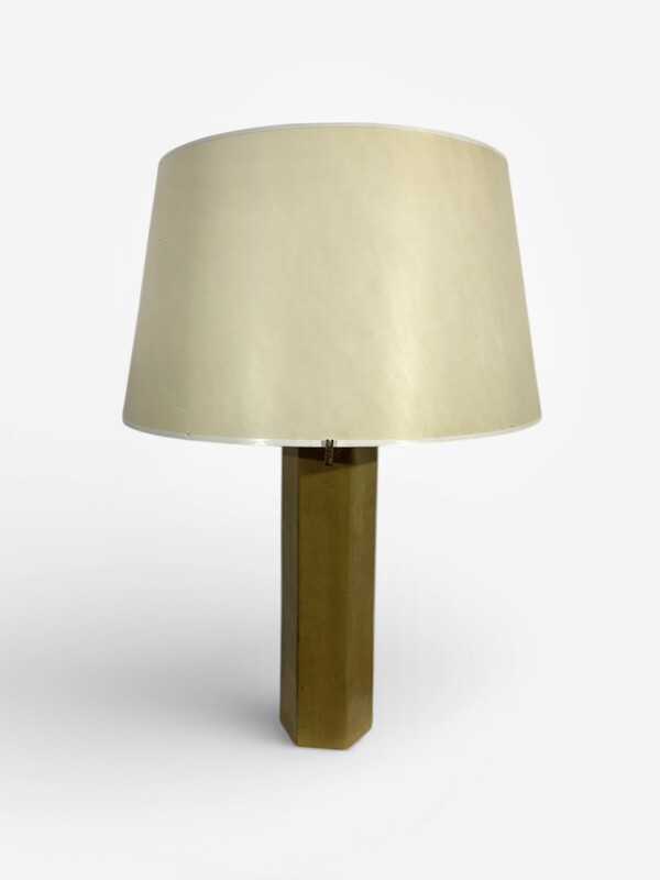 L 602 AG Rare ceramic lamp by Jules Wabbes