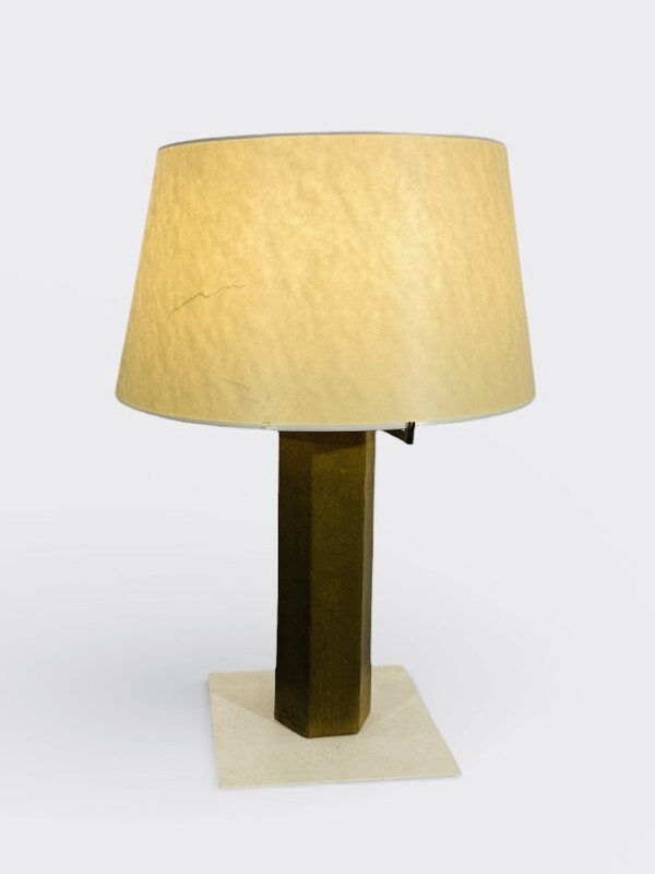 L 602 AG Rare ceramic lamp by Jules Wabbes