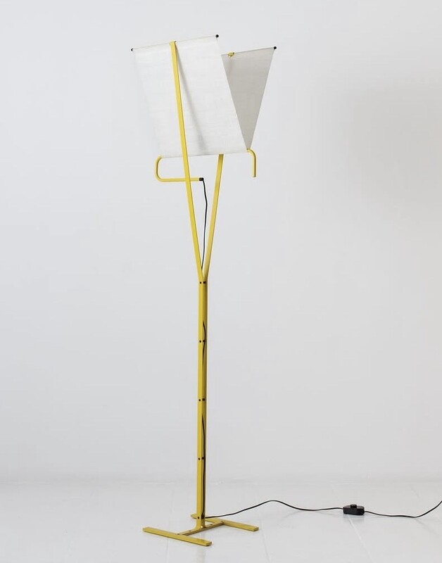 L 604 RD Floor Lamp from the 'Le Falene' series designed by Piero de Martini for Arteluce, Italy 1980s