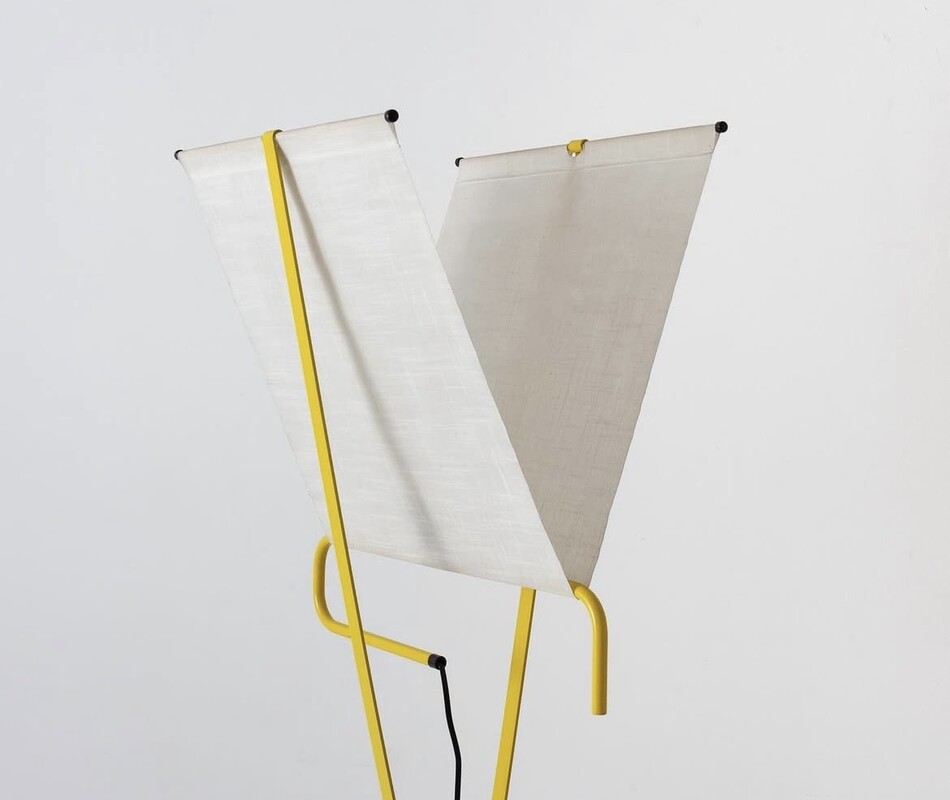 L 604 RD Floor Lamp from the 'Le Falene' series designed by Piero de Martini for Arteluce, Italy 1980s