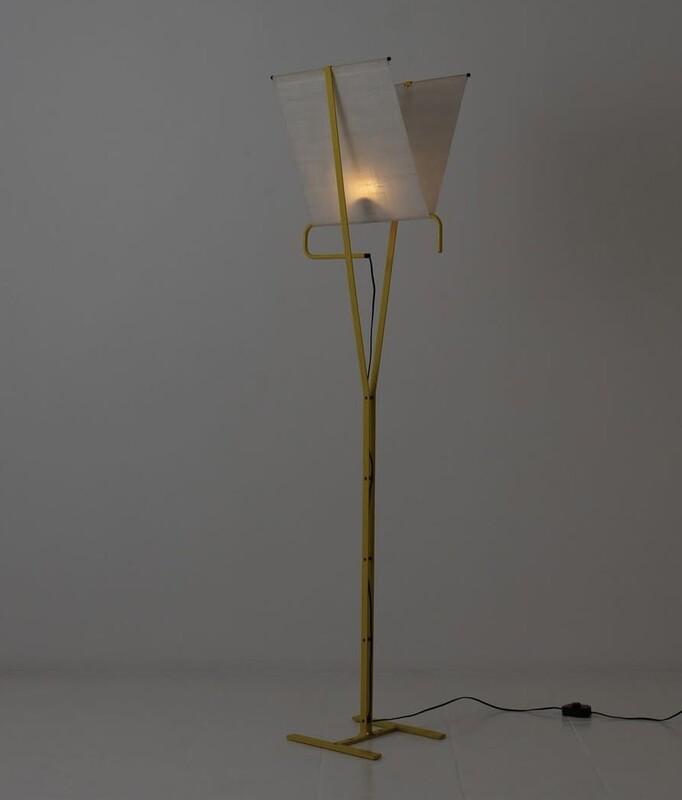 L 604 RD Floor Lamp from the 'Le Falene' series designed by Piero de Martini for Arteluce, Italy 1980s