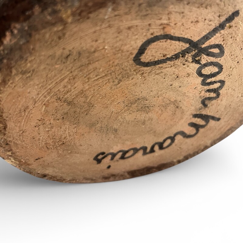 L 605 APO large ceramic lamp signed Jean Marais 