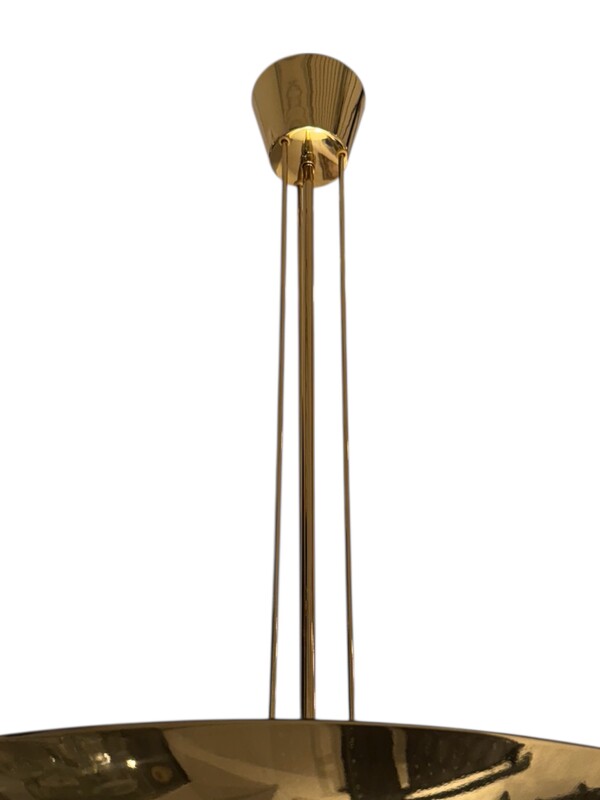 L 607 AV Brass dome uplight pendant – J.T. Kalmar, Austria, 1960s Model 8585