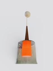 L 608 AG glass suspension from Philips 1960’s