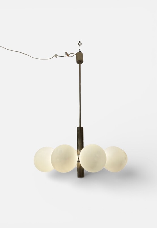 L 615 AG sciolari chandelier 10 opal glass 