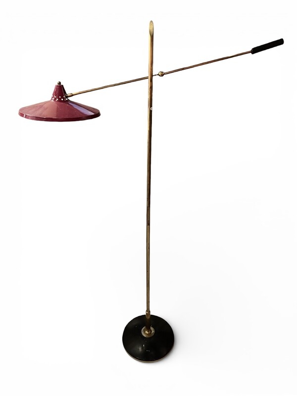 L 618 FL mid century floor lamp by Ostuni