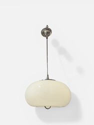 L 629 AG opalin glass suspension from 50’s