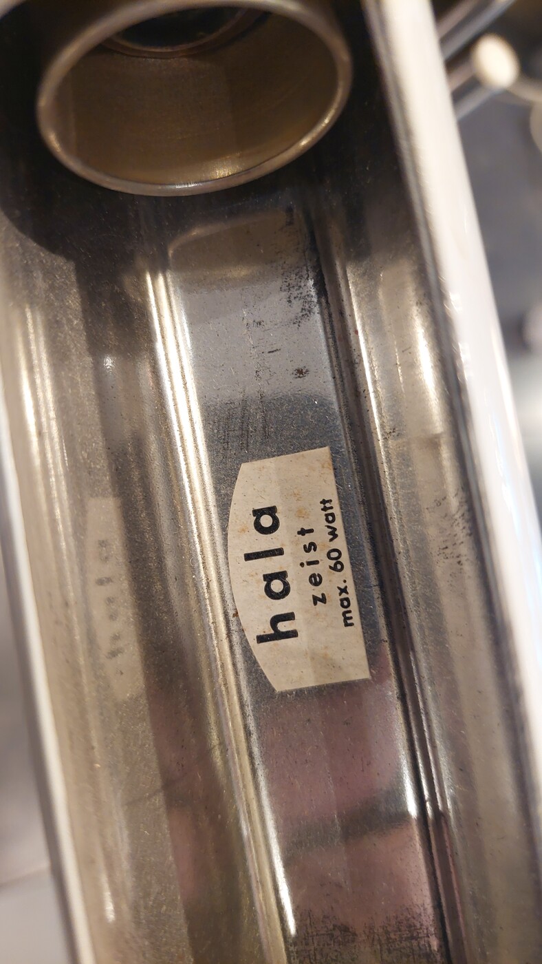 L 630 JC Pair memphis style table lamps by Hala Zeist 1980s 