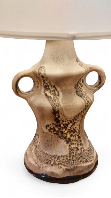 L 639 JC Paire ceramic Fatlava table lamps 1970s