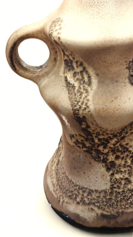 L 639 JC Paire ceramic Fatlava table lamps 1970s