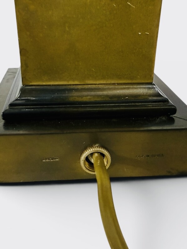 L 649 AG pair of table lamps by Maison Charles stamped