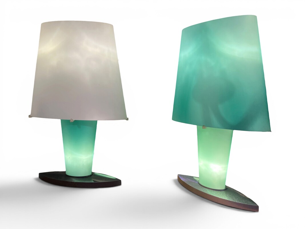 L 659 YD pair of murano glass lamps by Daniela Puppa for Fontana Arte, 1990’s