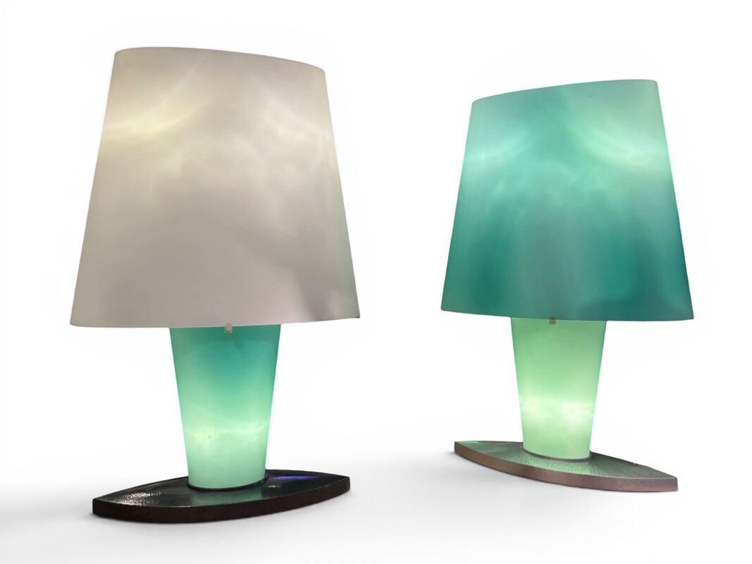 L 659 YD pair of murano glass lamps by Daniela Puppa for Fontana Arte, 1990’s
