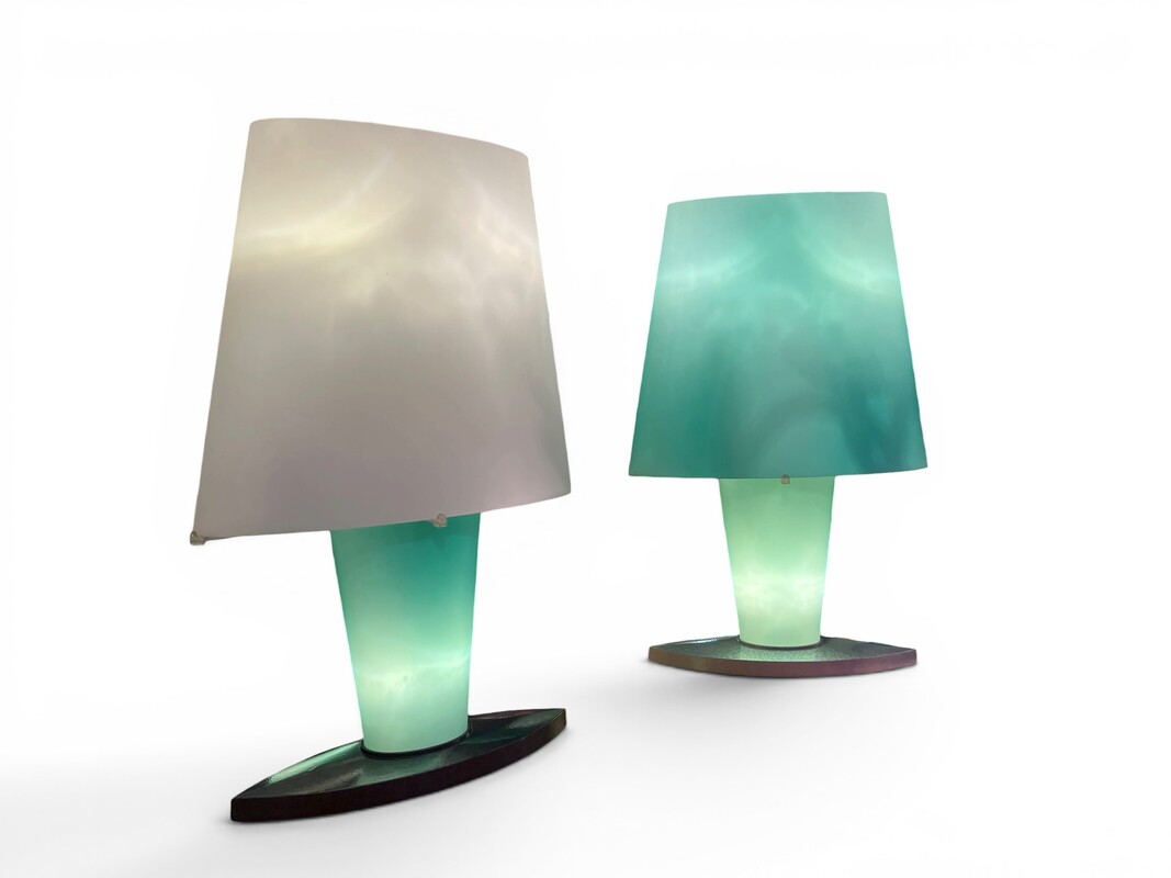 L 659 YD pair of murano glass lamps by Daniela Puppa for Fontana Arte, 1990’s