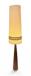 L 663 CW vintage teak floorlamp
